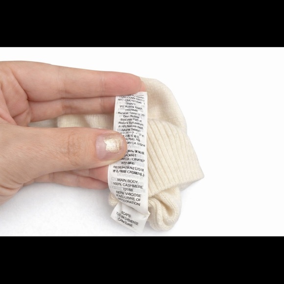 Tory Burch Women’s Cashmere Ruffle Trim Half-Zip Pullover Sweater New Ivory L - Picture 6 of 9